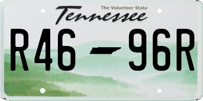 TN license plate R4696R