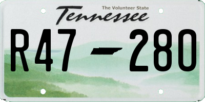 TN license plate R4728O