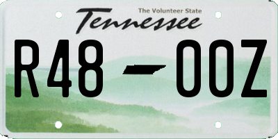 TN license plate R4800Z