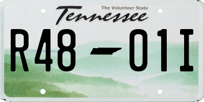 TN license plate R4801I