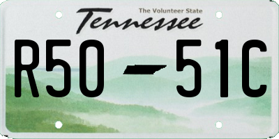 TN license plate R5051C