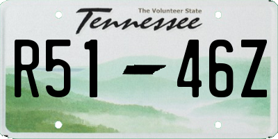 TN license plate R5146Z