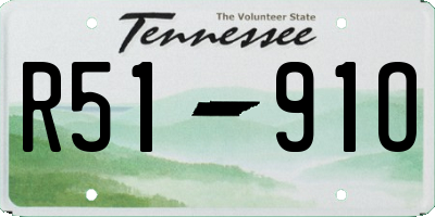 TN license plate R5191O