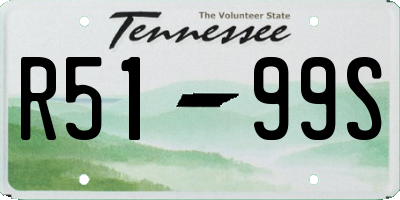 TN license plate R5199S