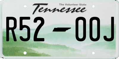 TN license plate R5200J