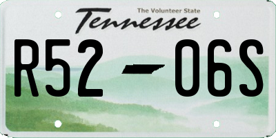 TN license plate R5206S