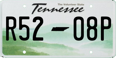 TN license plate R5208P