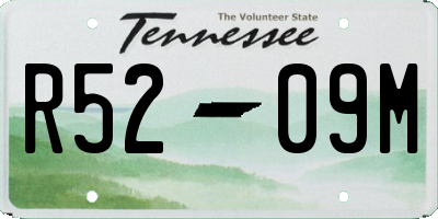 TN license plate R5209M