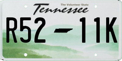TN license plate R5211K