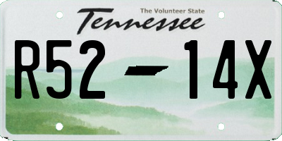 TN license plate R5214X