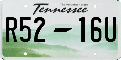 TN license plate R5216U