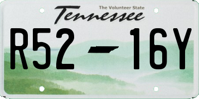 TN license plate R5216Y