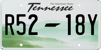 TN license plate R5218Y