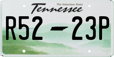 TN license plate R5223P