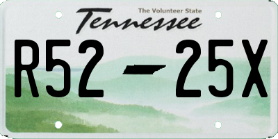 TN license plate R5225X