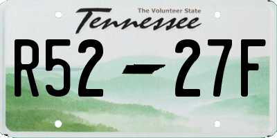 TN license plate R5227F