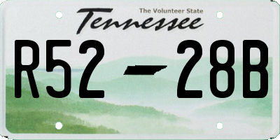 TN license plate R5228B