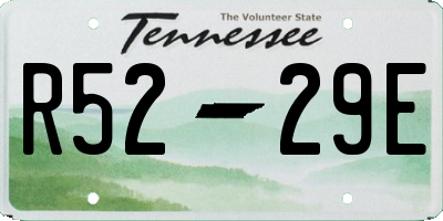 TN license plate R5229E