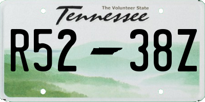 TN license plate R5238Z