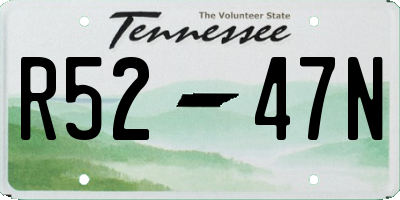 TN license plate R5247N
