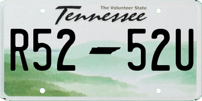 TN license plate R5252U