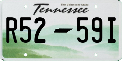TN license plate R5259I