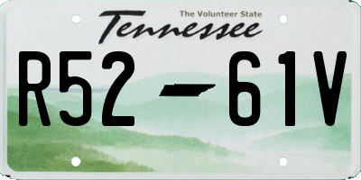 TN license plate R5261V