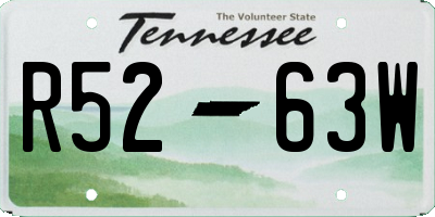 TN license plate R5263W
