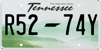 TN license plate R5274Y