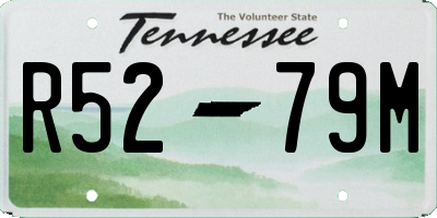 TN license plate R5279M