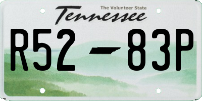 TN license plate R5283P