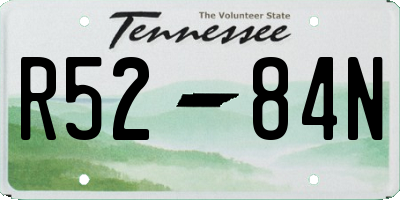TN license plate R5284N