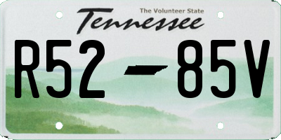 TN license plate R5285V
