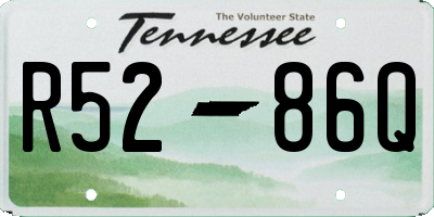 TN license plate R5286Q