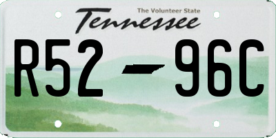 TN license plate R5296C