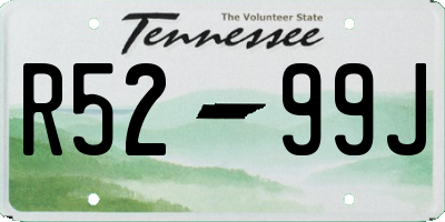 TN license plate R5299J