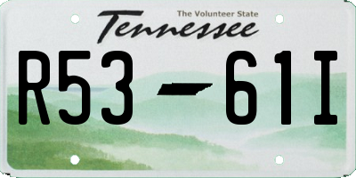TN license plate R5361I