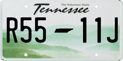 TN license plate R5511J