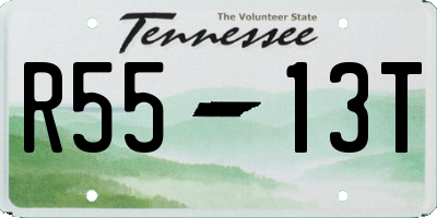 TN license plate R5513T