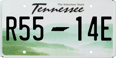 TN license plate R5514E