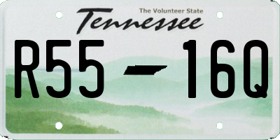 TN license plate R5516Q