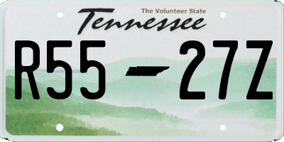 TN license plate R5527Z