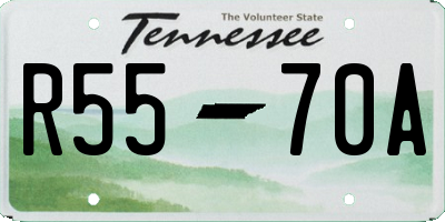 TN license plate R5570A