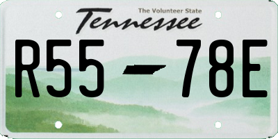 TN license plate R5578E
