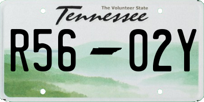 TN license plate R5602Y