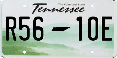 TN license plate R5610E