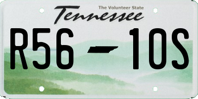 TN license plate R5610S