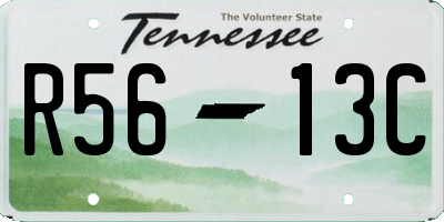 TN license plate R5613C