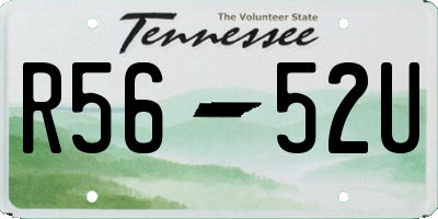 TN license plate R5652U