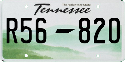 TN license plate R5682O